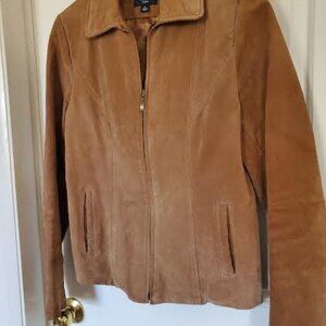 Women's Brown Suede jacket from Sonoma Life + Style